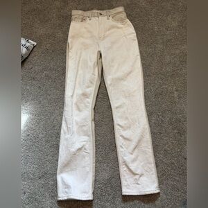Abercrombie & Fitch White Jeans